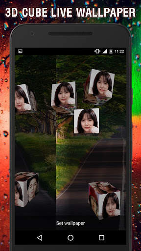 3D Photo Frame Cube Live Wallpaper screenshot 15
