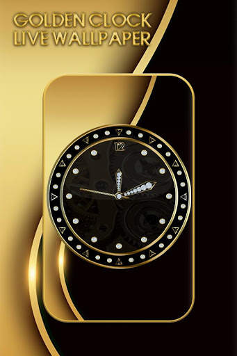 Golden Clock Live Wallpaper screenshot 2
