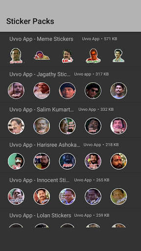 Uvvo  App - Malayalam Whatsapp Stickers and Trolls screenshot 3
