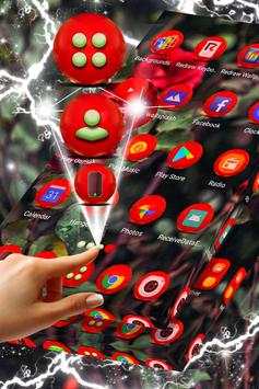 Real Red Roses Launcher Theme 4 تصوير الشاشة
