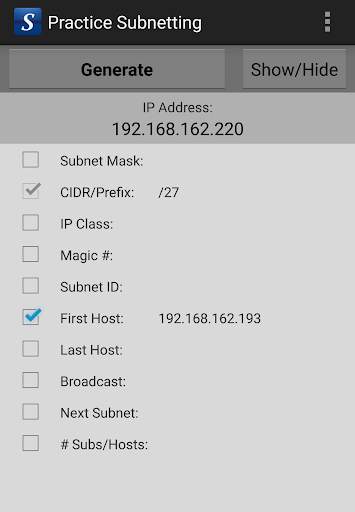 Practice Subnetting скриншот 3