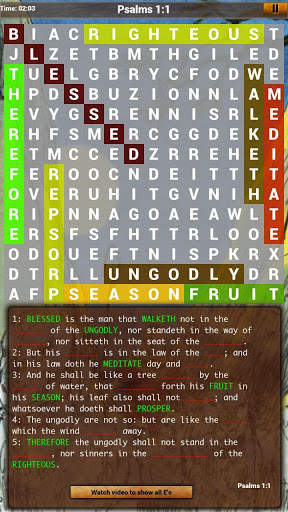 Bible Word Search Puzzle screenshot 5