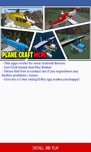 Plane Craft Add-on for Minecraft PE screenshot 1