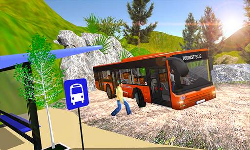 Uphill offroad tour Bus Driving Simulator screenshot 6
