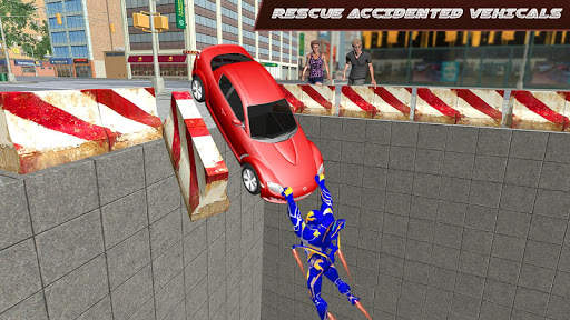 Iron Superhero Rescue : Flying Superhero Games screenshot 4