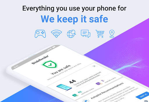 Bitdefender Mobile Security скриншот 1