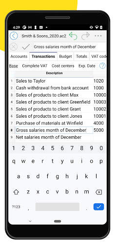 Banana Accounting Mobile screenshot 4