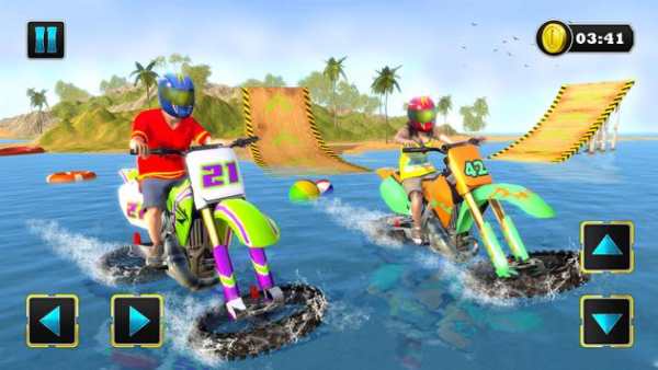 Water Surfer Motorbike Stunts 1 تصوير الشاشة