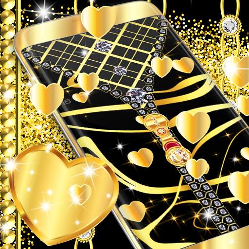 Gold black lock screen 6.5