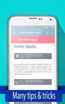 New Guide Mobile Legends 2017 screenshot 4