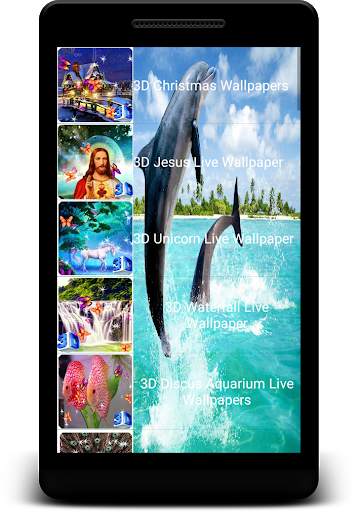Dolphin Live Wallpaper - Screen Lock, Sensor, Auto screenshot 4