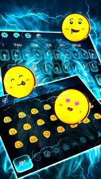 Blue Roaring Lion Keyboard Theme screenshot 3