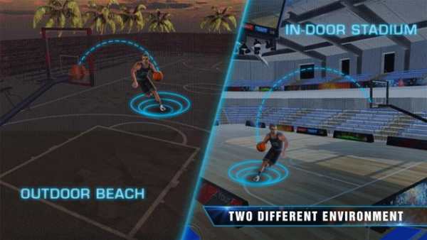 membanting Nyata Bola baskek 3D Simpai screenshot 8