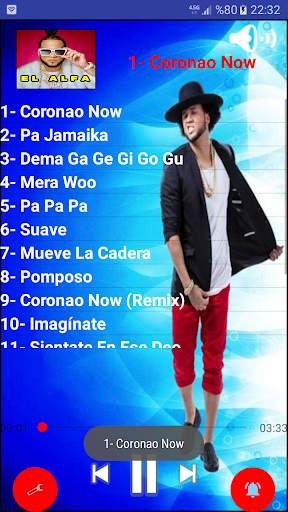 EL ALFA ~ EL JEFE ~ HiT SONGS = LiSTEN OFFLiNE. screenshot 2