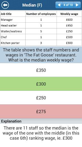 GCSE Maths Stats Revision Lite screenshot 7