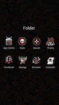 Skull Tattoo V Launcher Theme screenshot 4