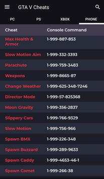 Cheats for GTA 5 - Xbox, PS4, PC, Phone screenshot 4