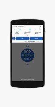 Hide|Remove|Fake Chat name for imo with 1 click screenshot 3