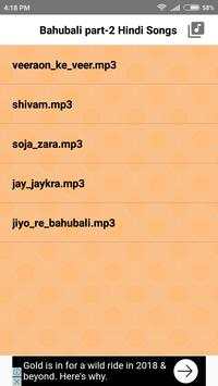 Bahubali The Conclusion Songs - Hindi screenshot 2