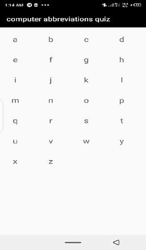 Computer Abbreviations Quiz all ICT  Abbreviations скриншот 2