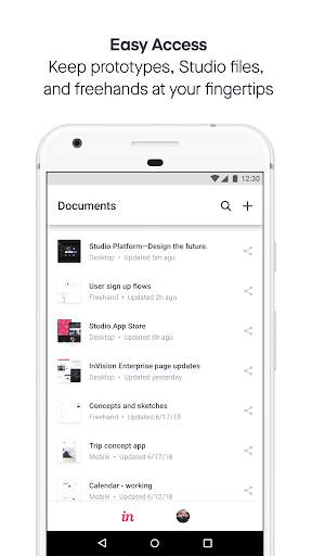InVision 1 تصوير الشاشة