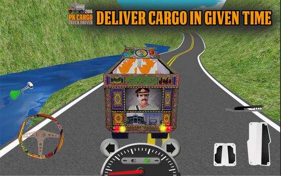 PK Cargo Truck Driver 2016 screenshot 4