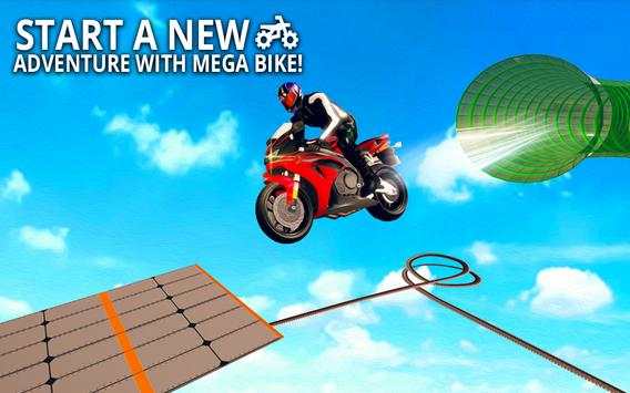 Mega Rampa Bisiklet yarışı - Moto Stunt Master screenshot 2