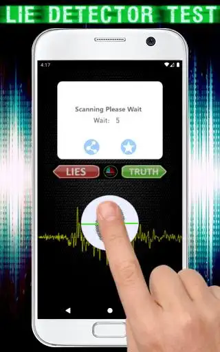 Lie Detector Test Fingerprint Prank скриншот 2