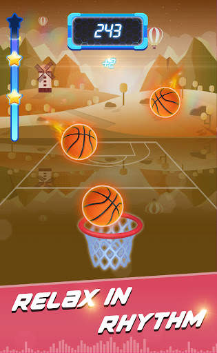Beat Dunk - Free Basketball with Pop Music screenshot 3