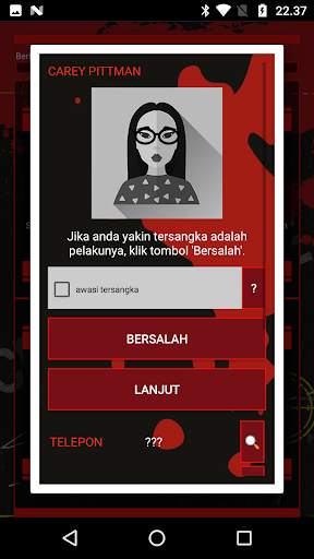 CrimeBot: game investigasi screenshot 2