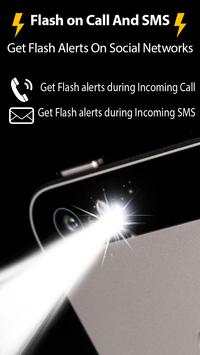 Flashlight alert on Call SMS: led, flash alert screenshot 3