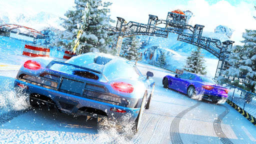 Extreme Snow Car Speed Racer Drift screenshot 1