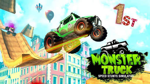 Monster Truck Speed Stunts Simulator screenshot 1