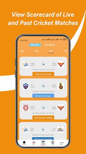 Live Cricket Score – Live T20 2021 screenshot 3