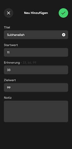 Tasbih Zähler Pro: Zikir App screenshot 3