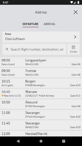 Avinor screenshot 2