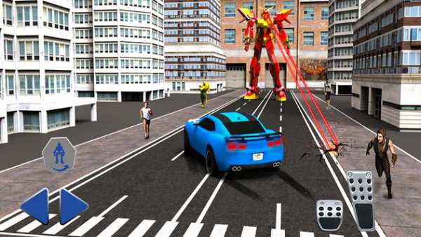 Mech Robot Car War: transform Robot shooting games screenshot 1
