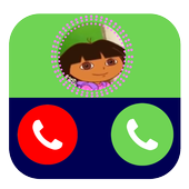 Fake calle Doraa-a Prank Pro icon