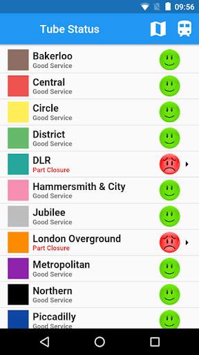 Tube Status screenshot 1