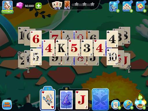 Solitaire - Wonderland Adventure - Tripeaks screenshot 6