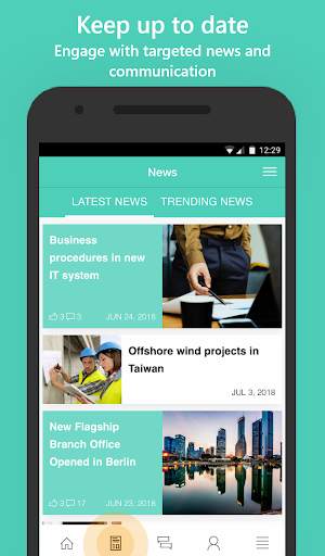 Wizdom Mobile App 2 تصوير الشاشة