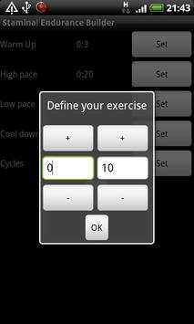 Stamina! Endurance Builder screenshot 2