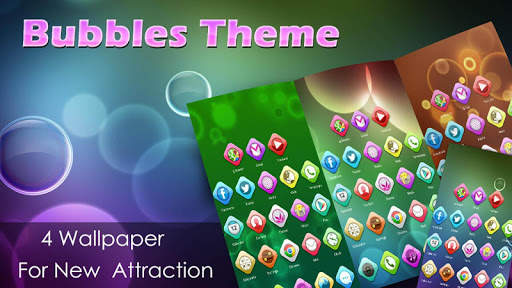 Bubble Mega Launcher Theme screenshot 3
