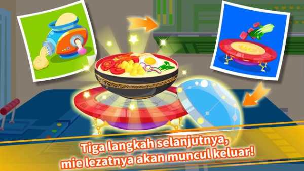 Dapur Ruang Angkasa Panda Kecil-Anak-Anak Memasak screenshot 12