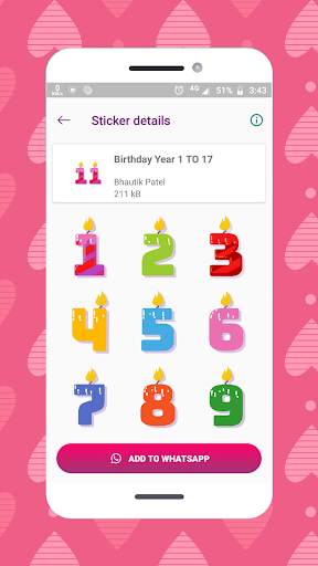 Anniversary Stickers for Whatsapp - WAStickerApps screenshot 1