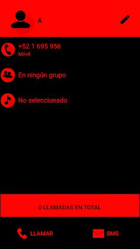 THEME MATERIAL M RED2 EXDIALER screenshot 4