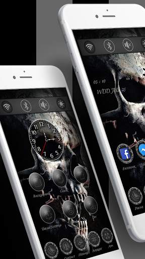 Horror Skull Launcher Theme screenshot 2