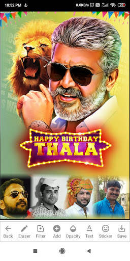 Tamil & Telugu Birthday Banner screenshot 4