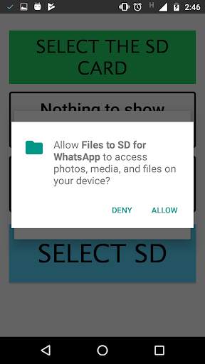 Files To SD for WhatsApp screenshot 1