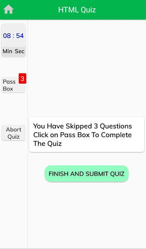 HTML MCQs screenshot 7